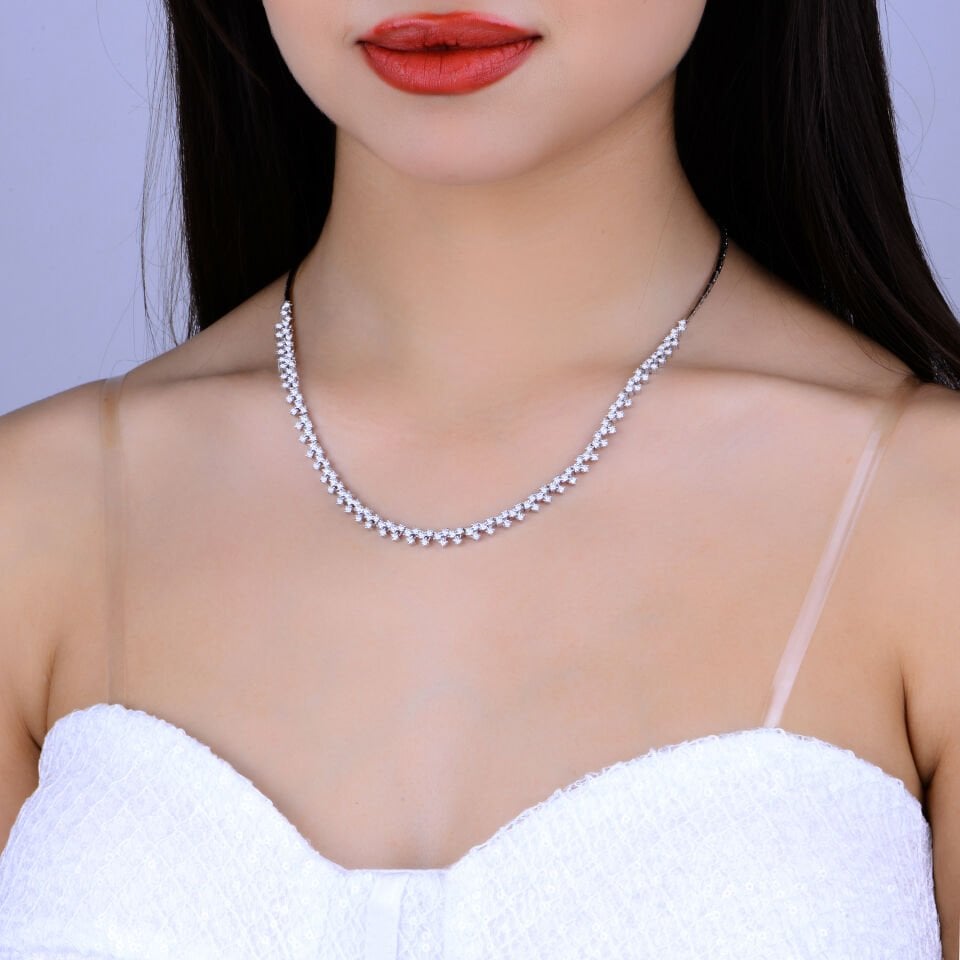 925 Ayar Gümüş Pırlanta Montür Tam Tur Su Yolu Özel Gün Seti