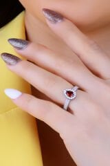 925 Ayar Gümüş 2 Sıra Salkım Damla Taş Su Yolu Set