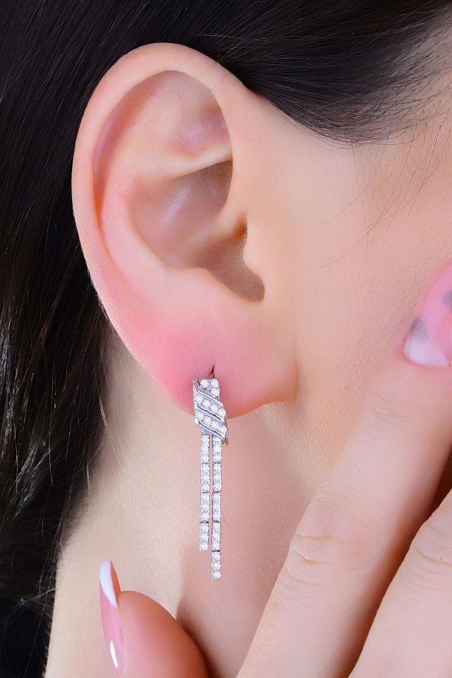 925 Ayar Gümüş 4 Sıra Salkım Kemerli Su Yolu Set