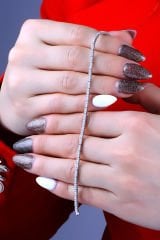 925 Ayar Gümüş 2 Sıra Salkım Su Yolu Set