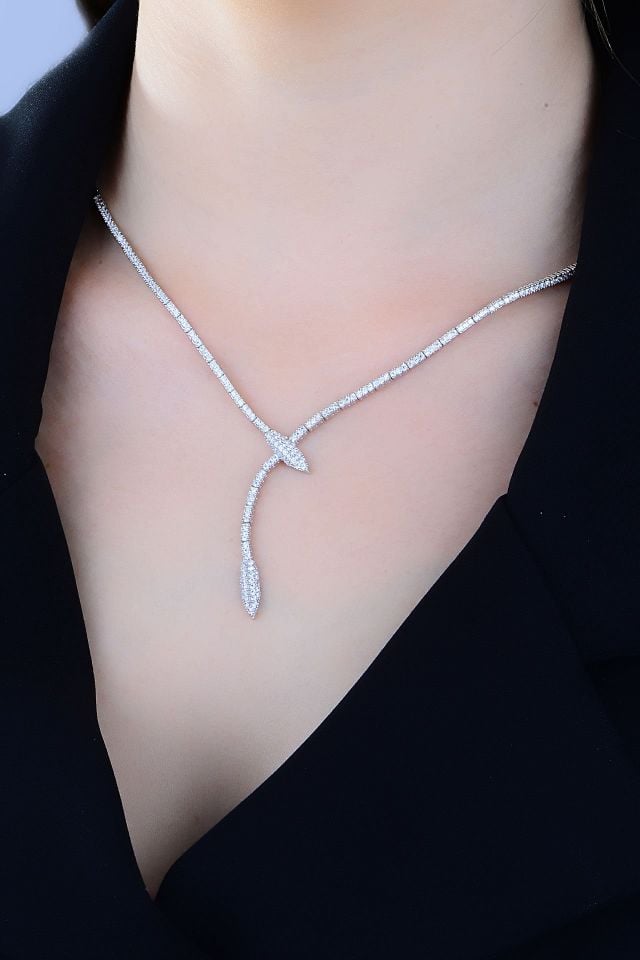 925 Ayar Gümüş Salkım Kurşun Su Yolu Set