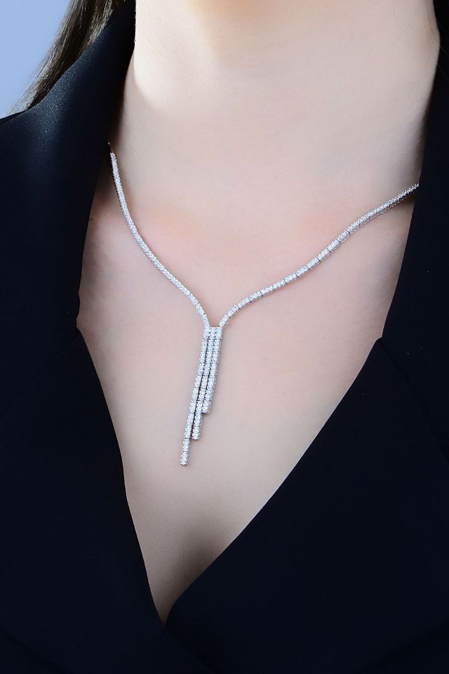 925 Ayar Gümüş Salkım Su Yolu Set