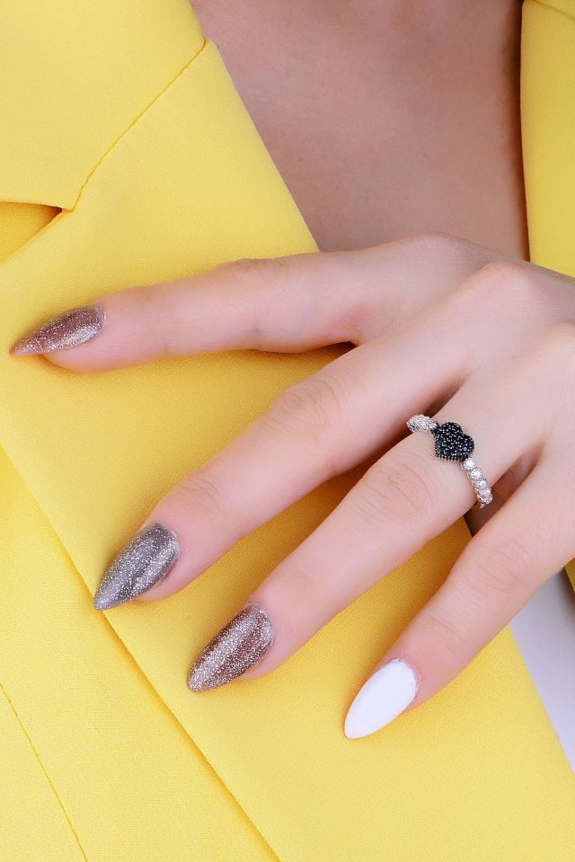 925 Ayar Gümüş Salkım Kalp Su Yolu Set