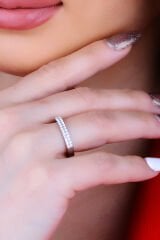 925 Ayar Gümüş 2 Sıra Salkım Su Yolu Set