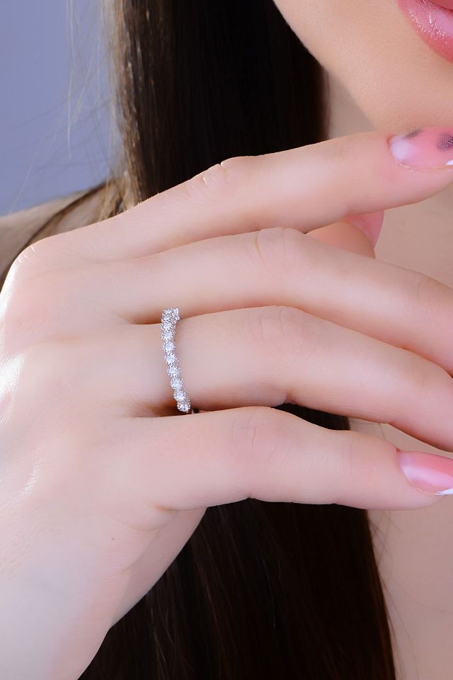 925 Ayar Gümüş V Model Su Yolu Set