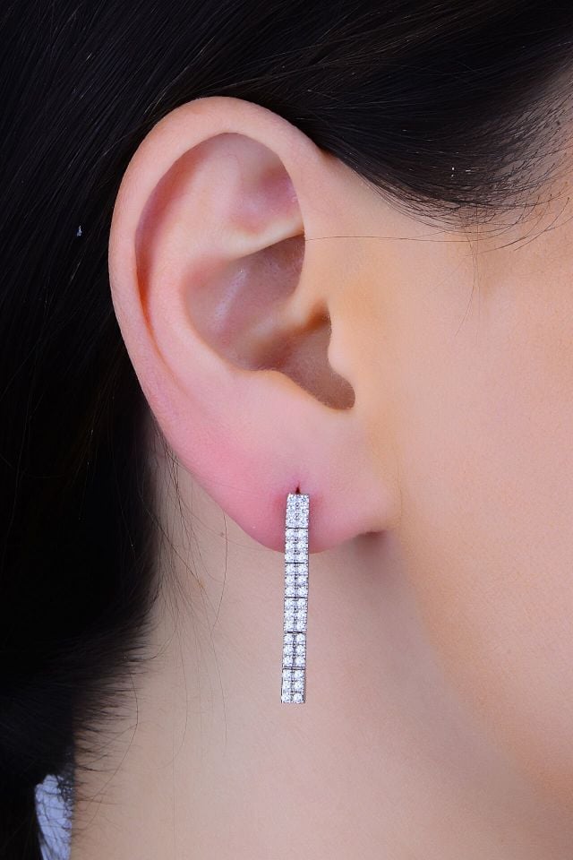 925 Ayar Gümüş 2 Sıra Tam Tur Su Yolu Set