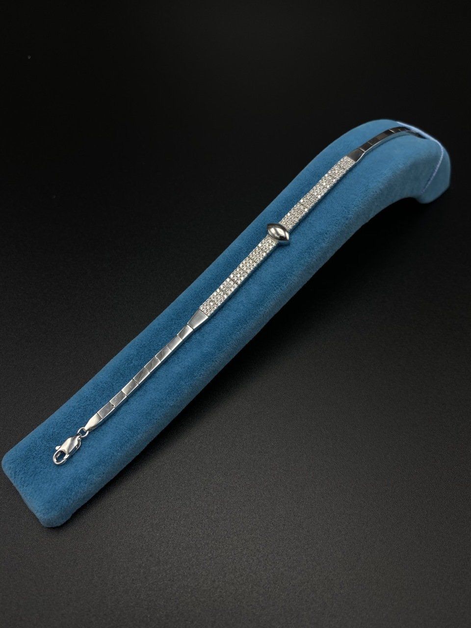 925 Ayar Gümüş 3 Sıra Mekik Su Yolu Bileklik