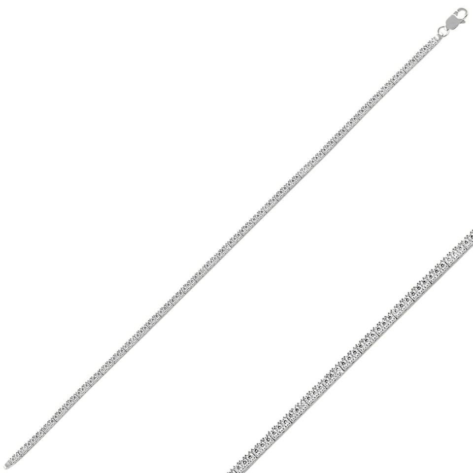 925 Ayar Gümüş Su Yolu Bileklik