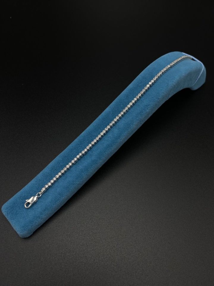 925 Ayar Gümüş Su Yolu Bileklik