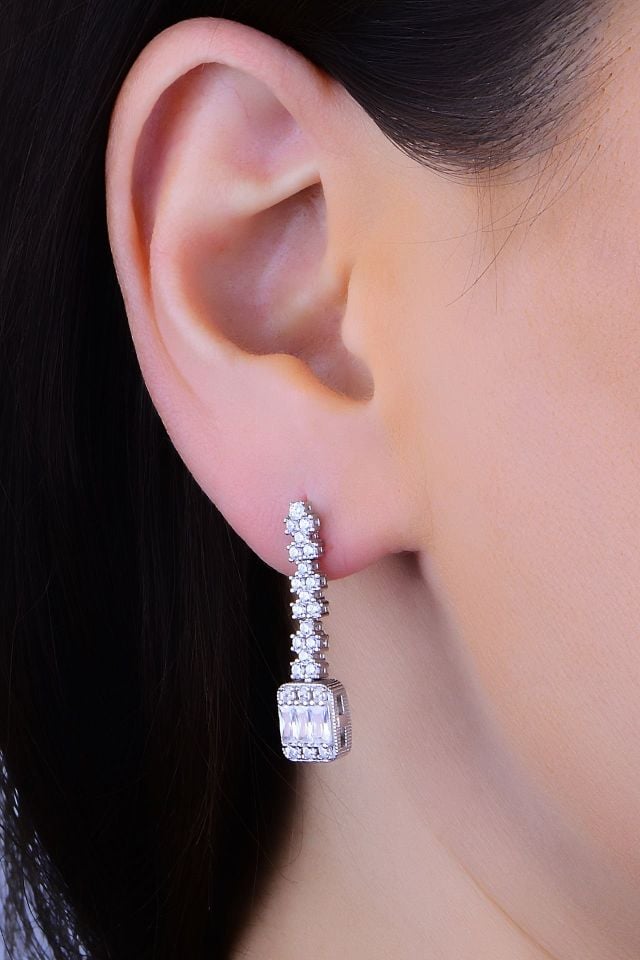 BARIŞ TAKI Kadın 925 Ayar Gümüş Baget Su Yolu Set