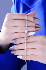 BARIŞ TAKI Kadın 925 Ayar Gümüş Baget Su Yolu Set