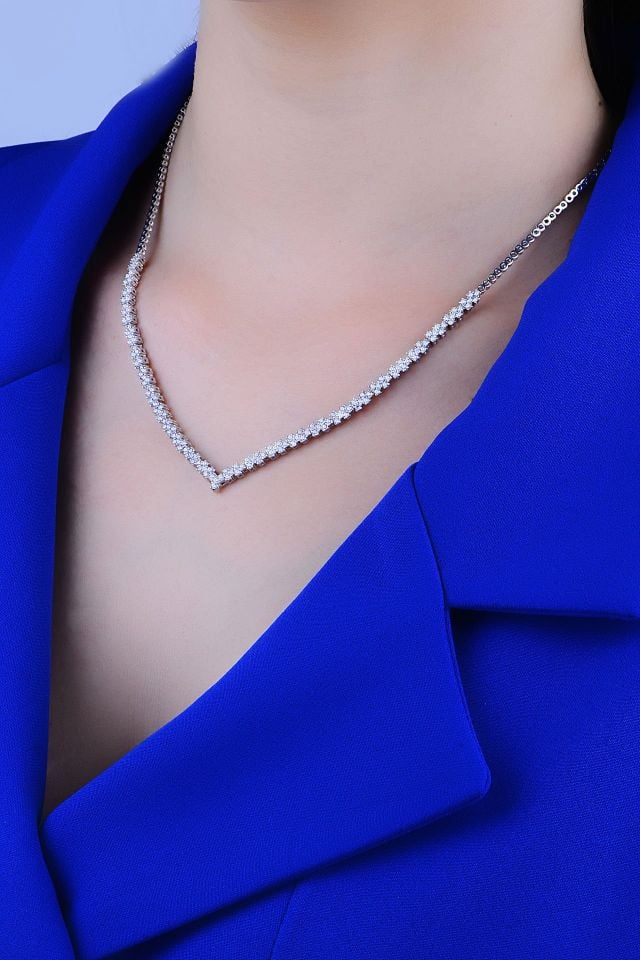 BARIŞ TAKI Kadın 925 Ayar Gümüş Baget Su Yolu Set