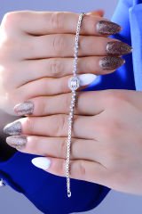 BARIŞ TAKI Kadın 925 Ayar Gümüş Baget Su Yolu Set