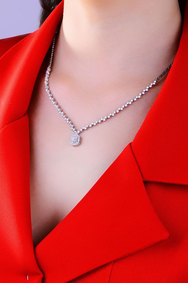 BARIŞ TAKI Kadın 925 Ayar Gümüş Baget Su Yolu Set