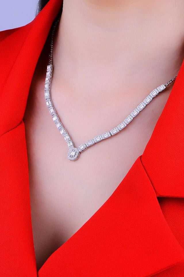 BARIŞ TAKI Kadın 925 Ayar Gümüş Baget Su Yolu Set