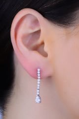 BARIŞ TAKI 925 Ayar Su Yolu Montör Damla Set