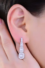 BARIŞ TAKI Kadın 925 Ayar Gümüş 3 Sıra Baget Su Yolu Set