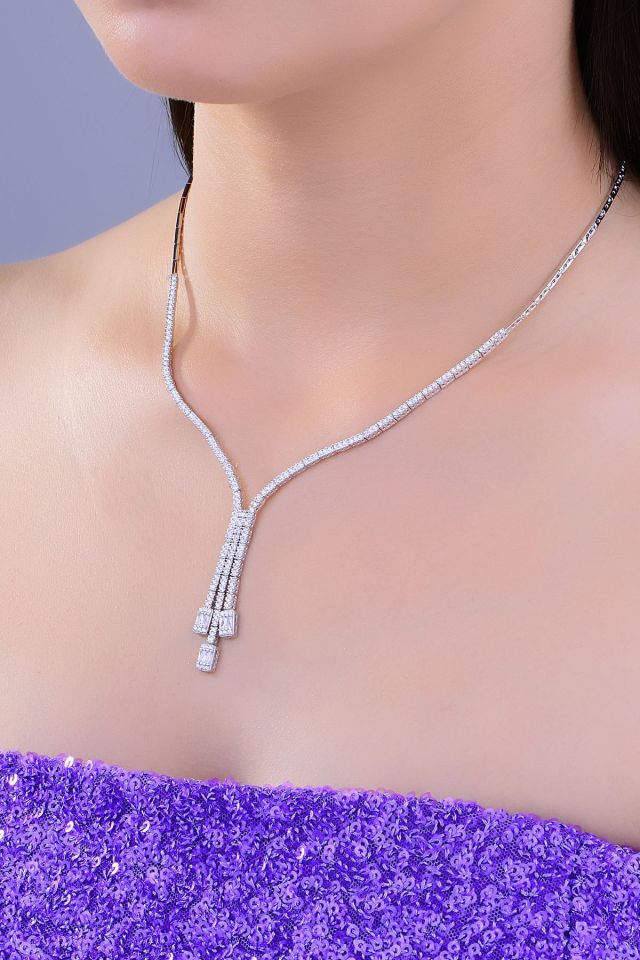 BARIŞ TAKI 925 Ayar Gümüş  Montür Su Yolu Bayan Düğün Seti