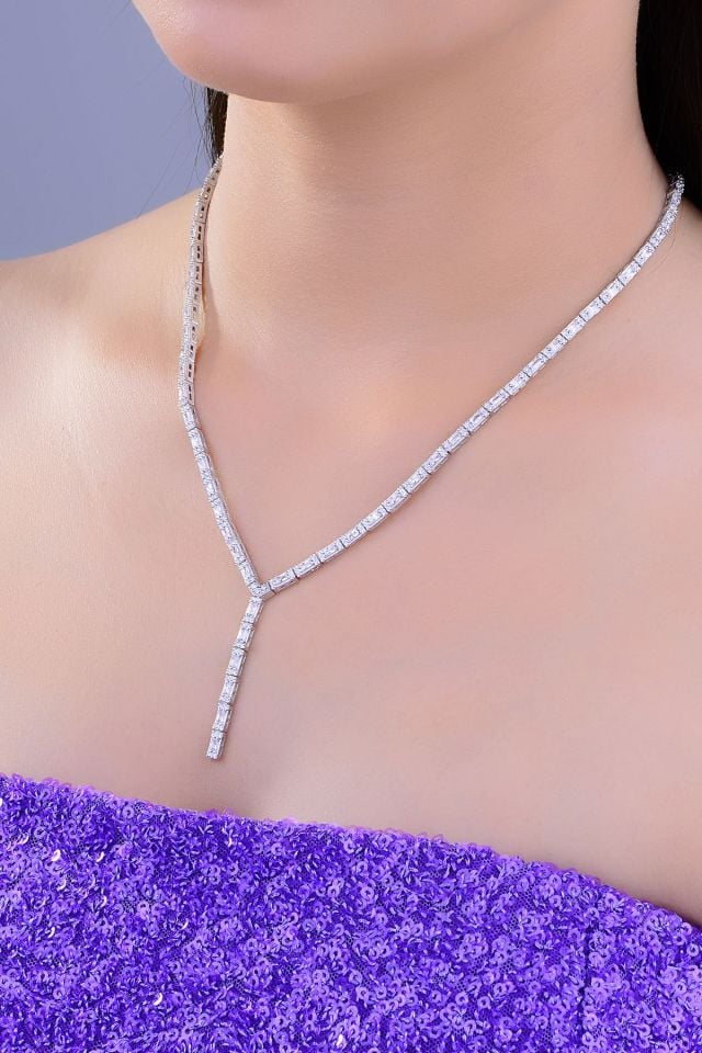 BARIŞ TAKI 925 Ayar Gümüş Tam Tur Baget Su Yolu Bayan Düğün Seti