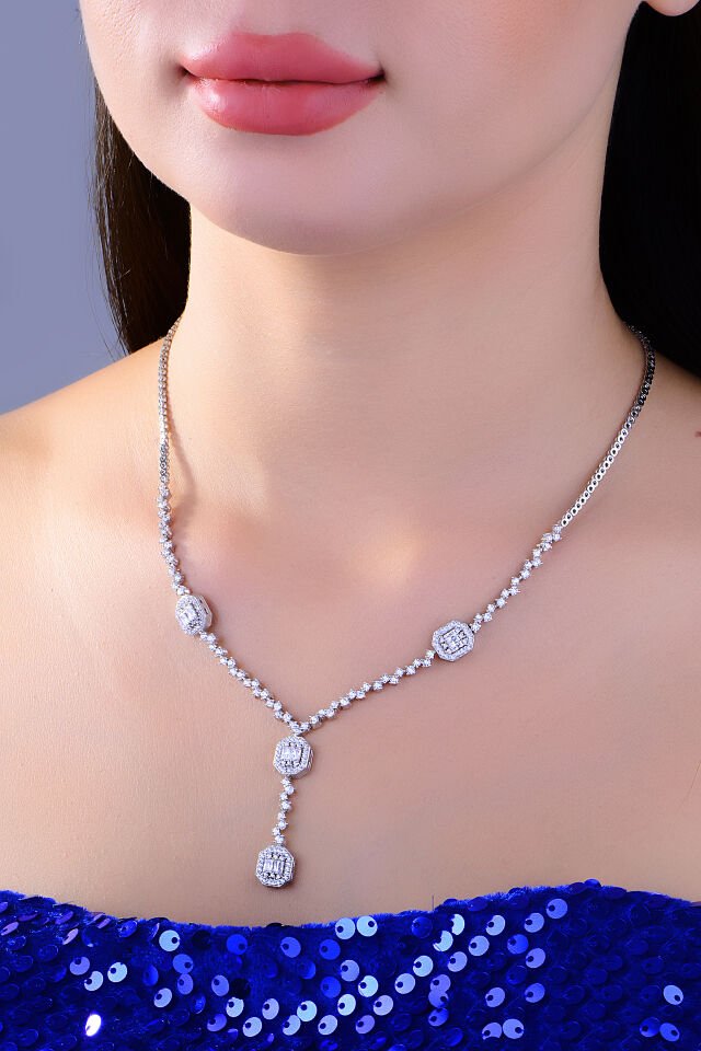 BARIŞ TAKI 925 Ayar Gümüş Baget Su Yolu Set