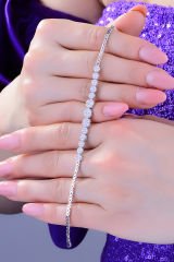 925 Ayar Gümüş Kalp Pırlanta Montür Su Yolu Set