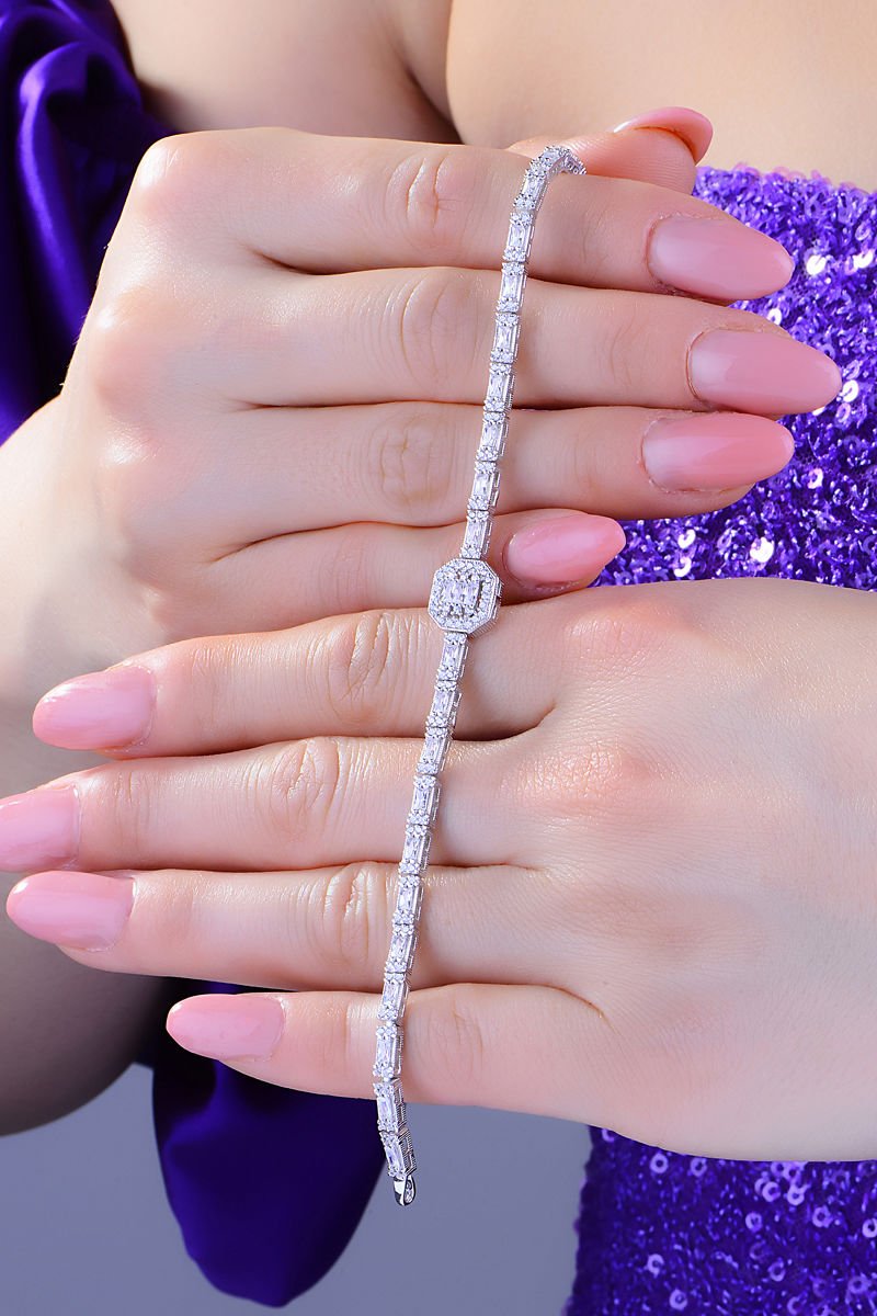 925 Ayar Gümüş 3 Sıra Baget Bileklik