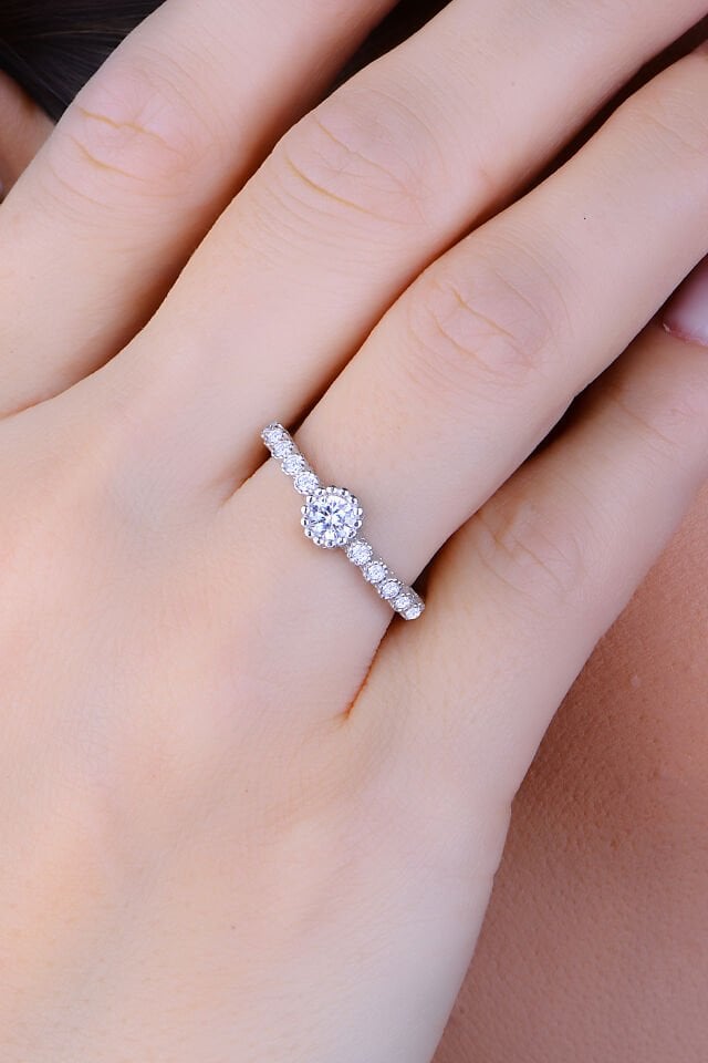 BARIŞ TAKI 925 Ayar Gümüş V Model Su Yolu Set