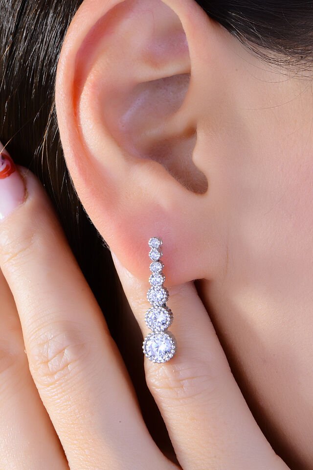 BARIŞ TAKI 925 Ayar Gümüş V Model Su Yolu Set