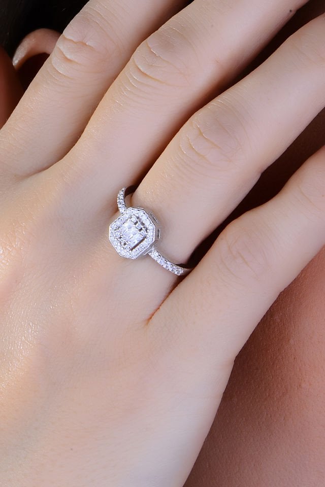 BARIŞ TAKI 925 Ayar Gümüş 2 Sıra Baget Su Yolu Set