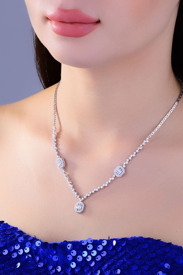 BARIŞ TAKI 925 Ayar Gümüş Baget Su Yolu Set