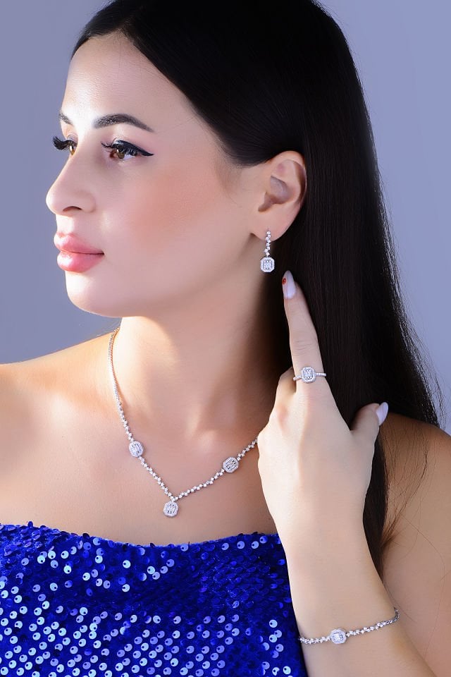 BARIŞ TAKI 925 Ayar Gümüş Baget Su Yolu Set