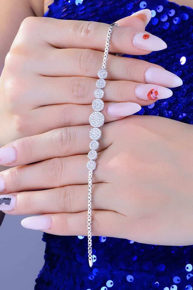 BARIŞ TAKI 925 Ayar Gümüş  Pırlanta Montör Su Yolu Set