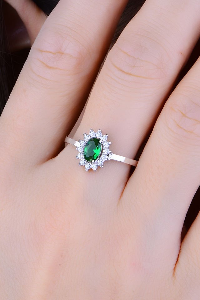 BARIŞ TAKI 925 Ayar Gümüş  Pırlanta Montör Su Yolu Set