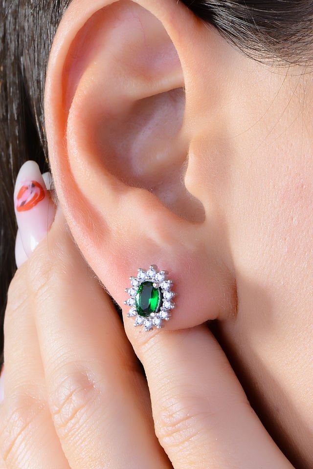 BARIŞ TAKI 925 Ayar Gümüş  Pırlanta Montör Su Yolu Set