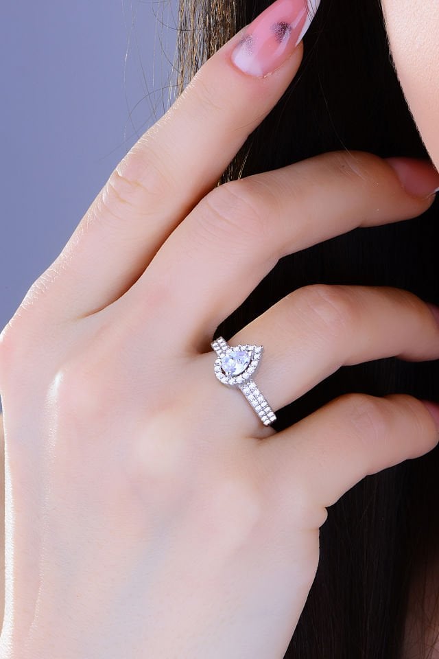 BARIŞ TAKI 925 Ayar Gümüş Salkım Damla Taş Su Yolu Set