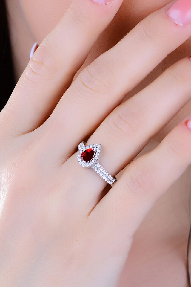 BARIŞ TAKI 925 Ayar Gümüş Salkım Damla Taş Su Yolu Set