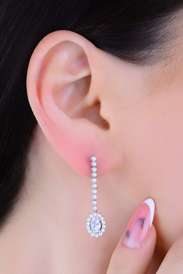 BARIŞ TAKI 925 Ayar Gümüş Anturaj V Model Su Yolu Set