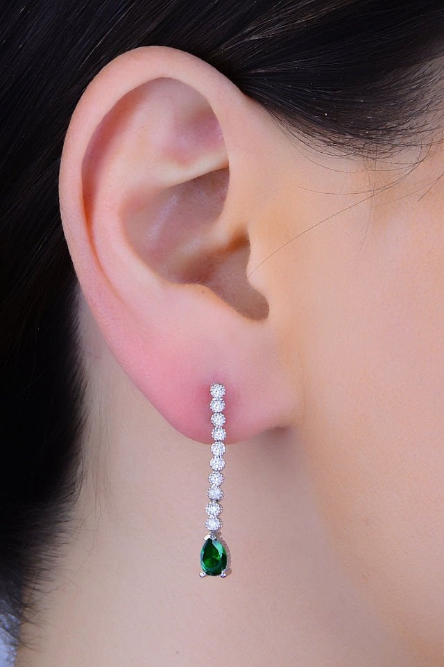 BARIŞ TAKI 925 Ayar Su Yolu Montör Damla Set