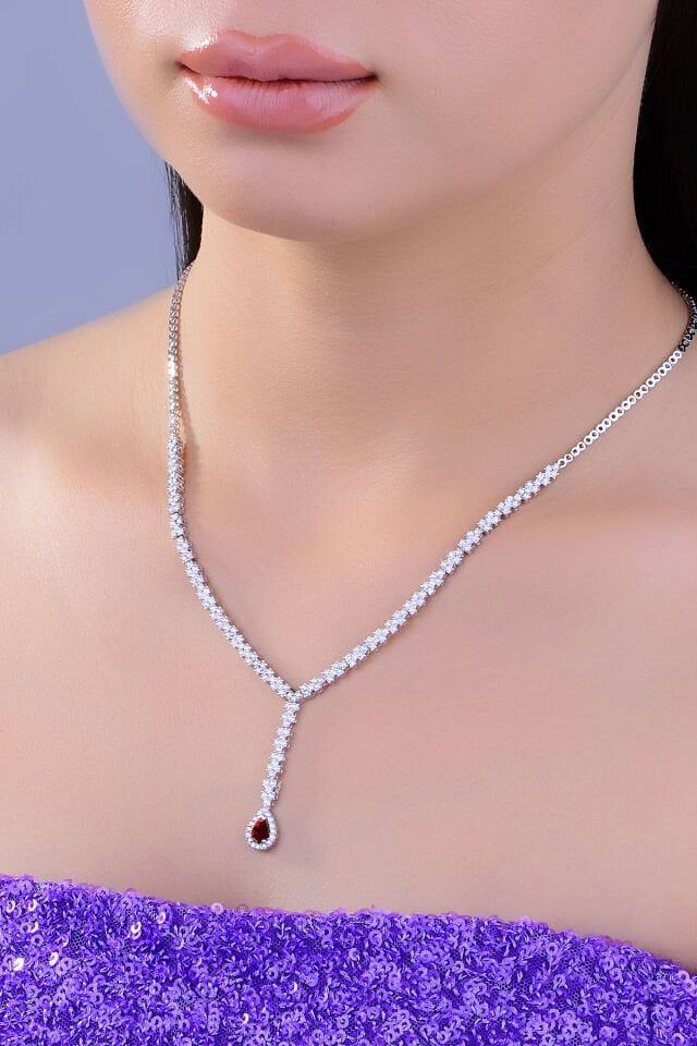 BARIŞ TAKI 925 Ayar Gümüş Damla Montör Su Yolu Bayan Düğün Seti