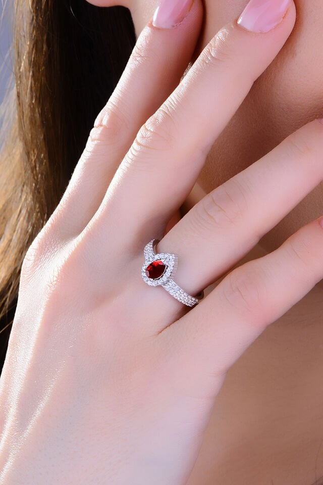 BARIŞ TAKI 925 Ayar Gümüş Damla Pırlanta Montör Su Yolu Set