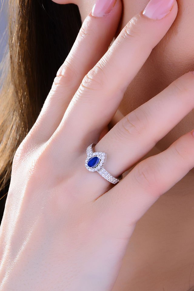 BARIŞ TAKI 925 Ayar Gümüş Damla Pırlanta Montör Su Yolu Set