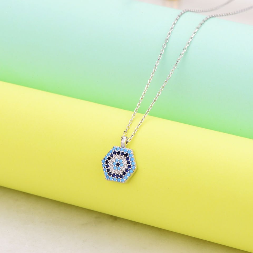 925 Ayar Gümüş Nazar Boncuklu Mini Set