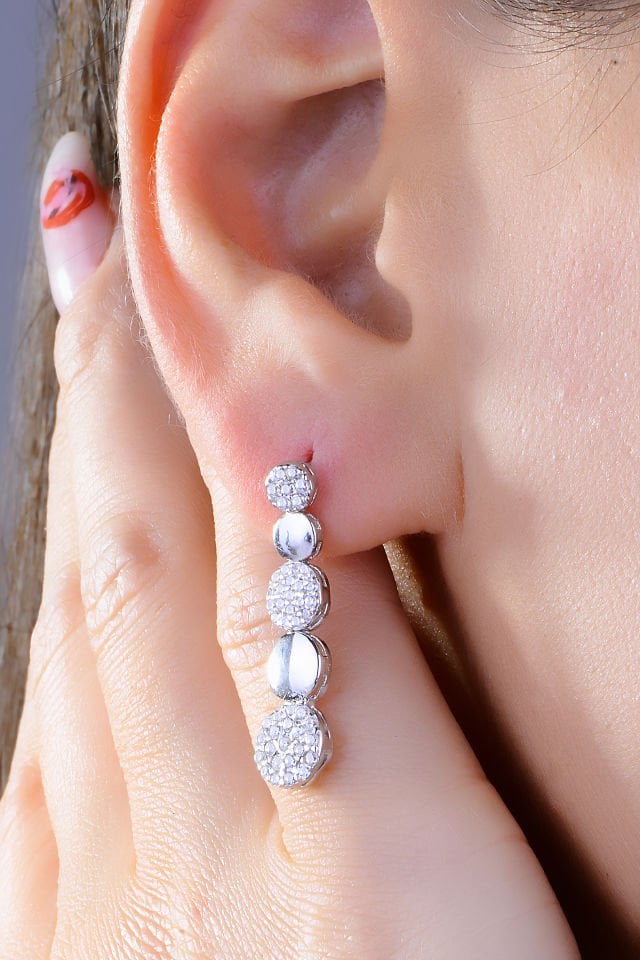 BARIŞ TAKI 925 Ayar Gümüş  Pırlanta Montör Su Yolu Set